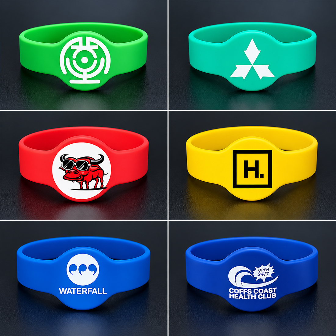 C02 RFID S50 Silicone Wristbands