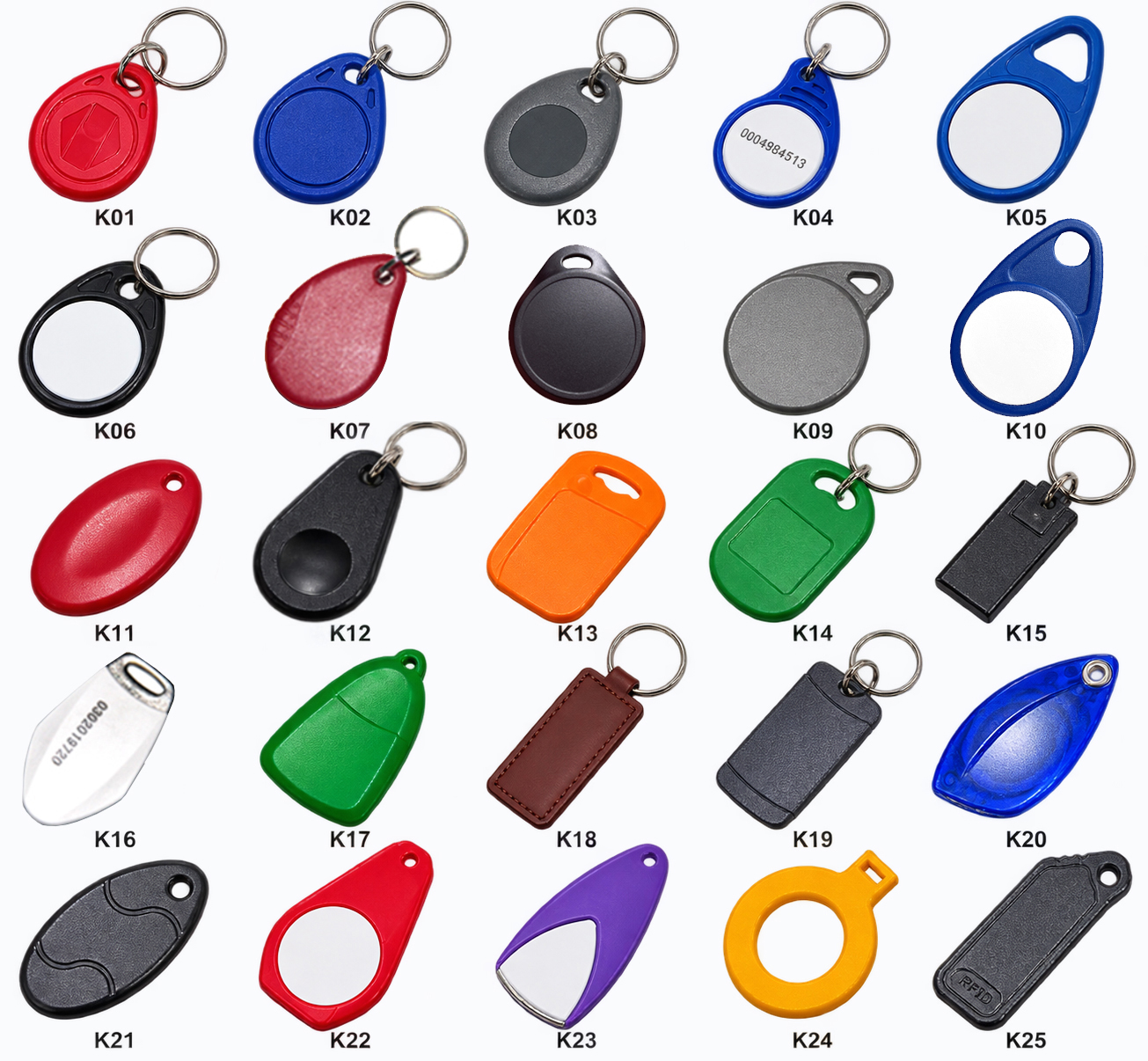 TK4100 Proximity RFID Key Fobs