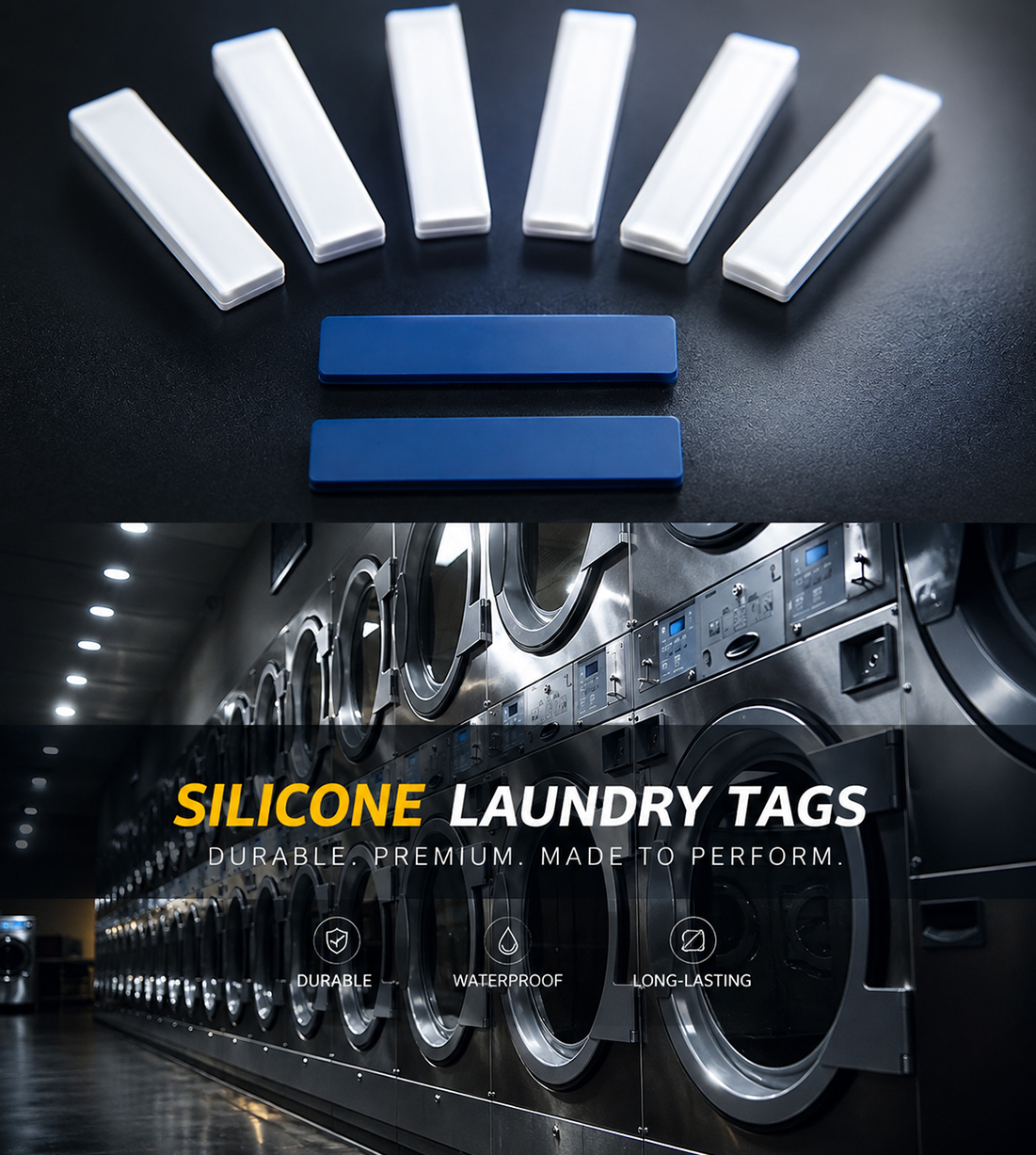 UHF Silicone Laundry Tag